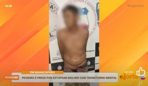 Peixeiro é preso suspeito de estuprar uma mulher com transtorno mental no AM