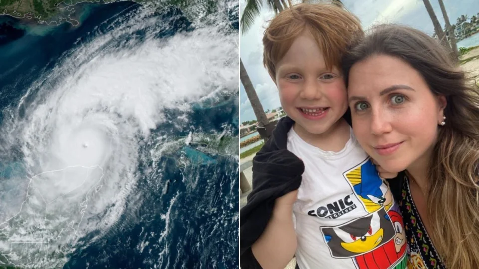 Furacão Milton: brasileira na Flórida mostra preparação para enfrentar furacão com o filho