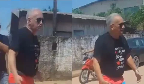 Candidato Wanderlei Modesto cumpre promessa e desfila de calcinha após derrota em Iranduba