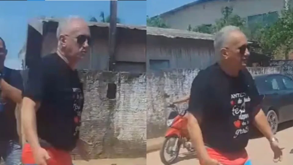 Candidato Wanderlei Modesto cumpre promessa e desfila de calcinha após derrota em Iranduba