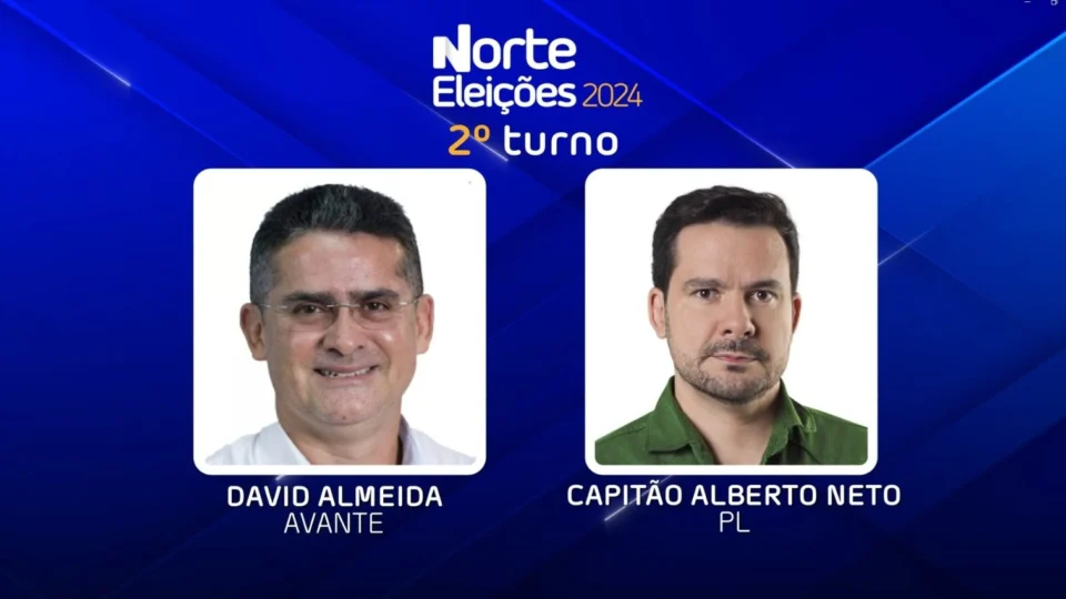 Pesquisa Eficaz em Manaus: David Almeida tem 47,3% e Capitão Alberto Neto, 41%