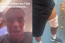 Vídeo: Jovem é baleado enquanto filmava corrida no Rio de Janeiro