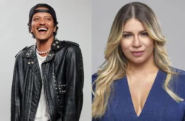 Bruno Mars emociona fãs ao prestar homengem à Marília Mendonça durante show em Brasília