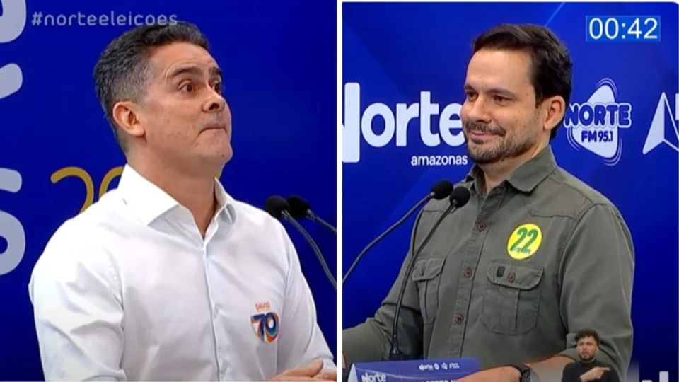 Debate 2º turno Manaus: Alberto cita supostos ‘escândalos de corrupção’ na gestão de David e candidato rebate
