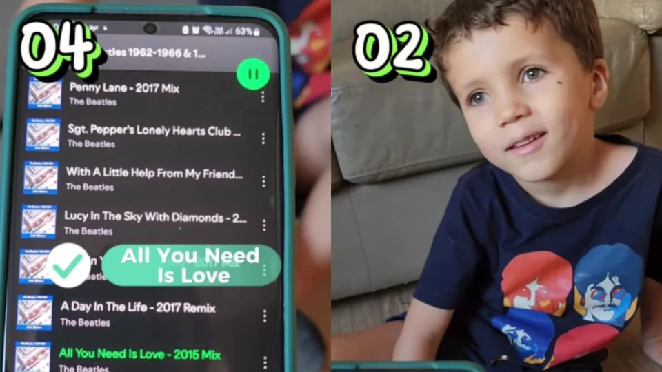 VÍDEO: Fã dos Beatles de 4 anos surpreende ao acertar músicas da banda em segundos