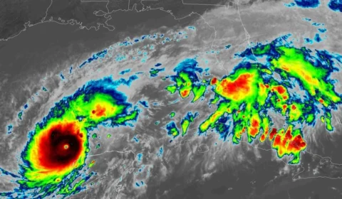Furacão Milton é rebaixado para categoria 3, mas continua perigoso; veja ao vivo