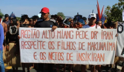Indígenas bloqueiam BR-174 em Roraima em protesto contra o marco temporal