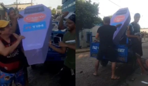 VÍDEO: Moradores ironizam ‘morte’ de operadoras após 6 dias sem sinal no AM