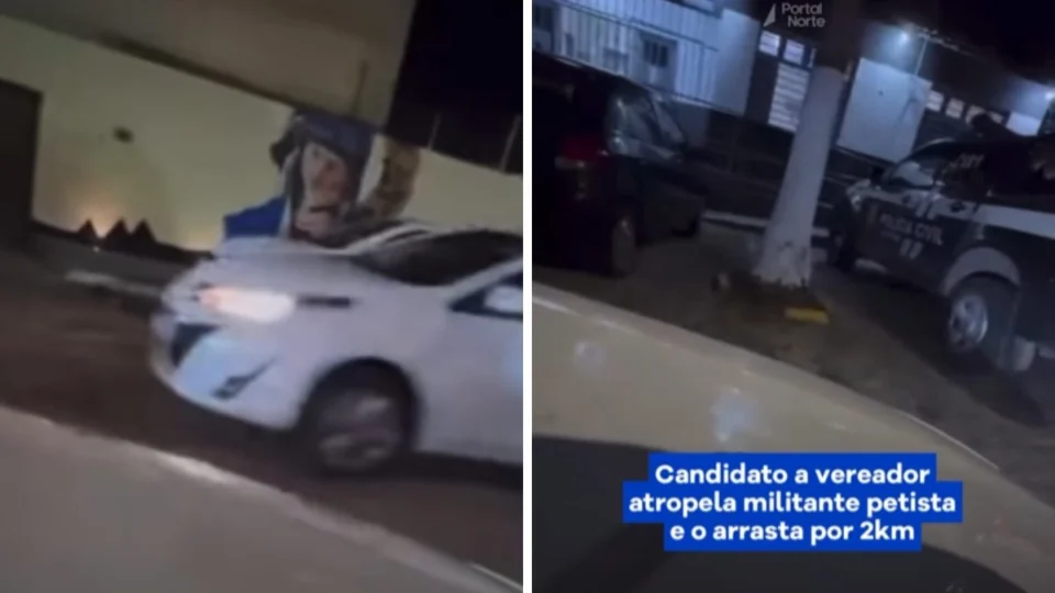 VÍDEO: Petista é atropelado e arrastado por 2 km; cena aterroriza web