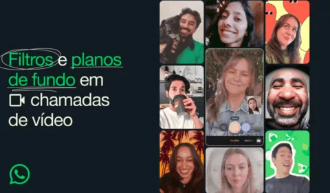 WhatsApp lança filtros e planos de fundo para chamadas de vídeo