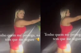Blogueira do Amazonas exibe arma de fogo em vídeo nas redes sociais e gera polêmica