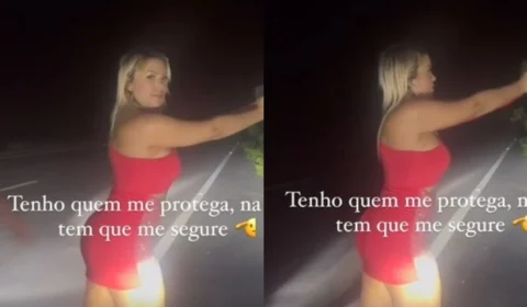 Blogueira do Amazonas exibe arma de fogo em vídeo nas redes sociais e gera polêmica