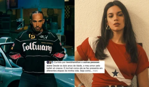 Lewis Hamilton curte post de ex-BBB Alane Dias e agita web: ‘Em busca do CPF’