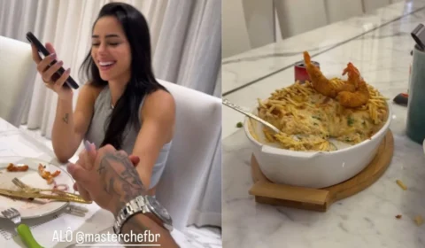 ‘Masterchef’, diz Neymar ao elogiar jantar feito por Bruna Biancardi