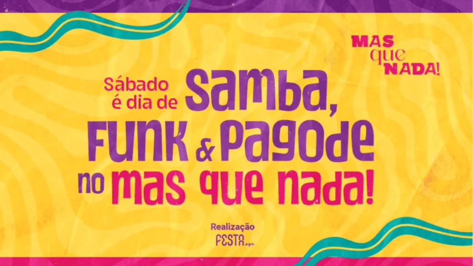 Festa ‘Mas Que Nada’ estreia hoje (2) em Manaus e promete agitar sábados com samba, funk e pagode