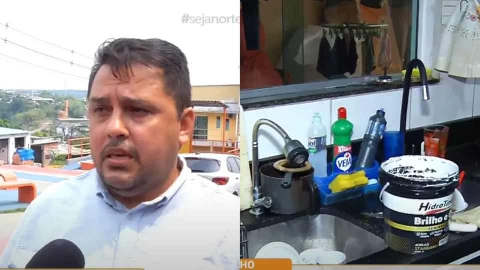 ‘É revoltante’, desabafa morador ao denunciar falta de água no Mauazinho
