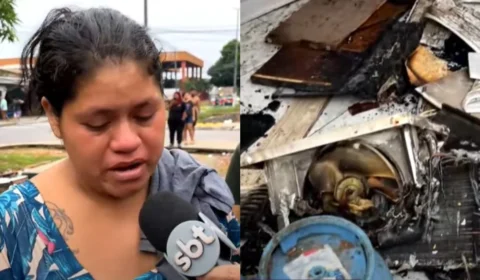 Incêndio destrói casa em Manaus; família perde tudo