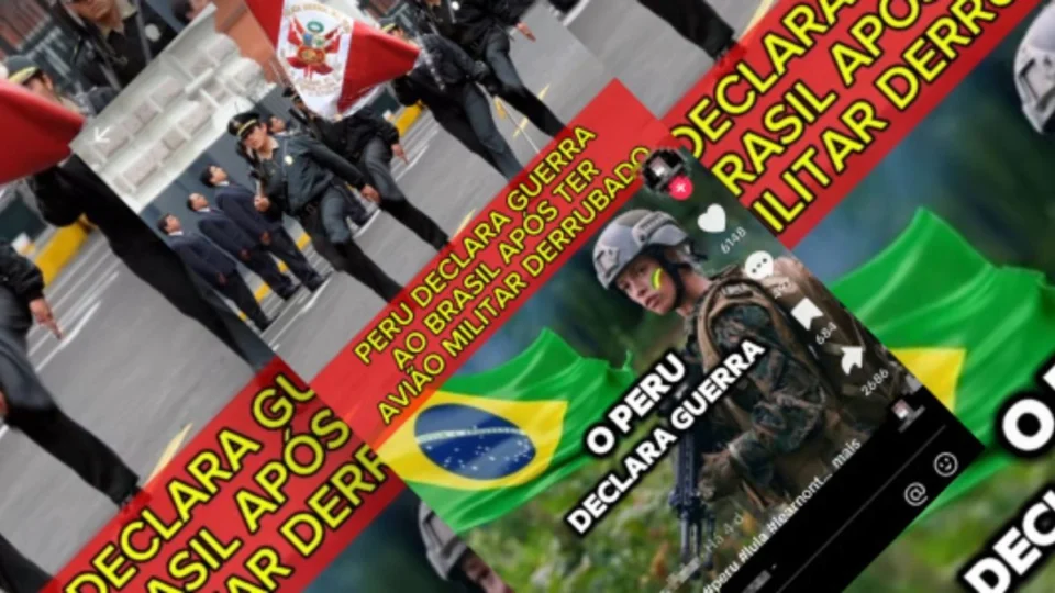 É falso que o Peru declarou guerra ao Brasil