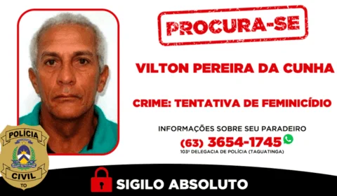 Homem é procurado por tentativa de feminicídio em Taguatinga