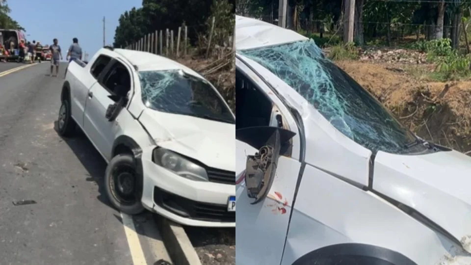 Onze pessoas ficam feridas em acidente de carro em Rio Preto da Eva