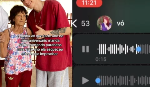 VÍDEO: avó celebra aniversário do neto de forma inusitada após esquecer a data