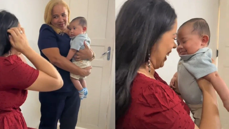 “Enfim, mamãe!”: bebê sorri ao ser adotado e emociona a internet