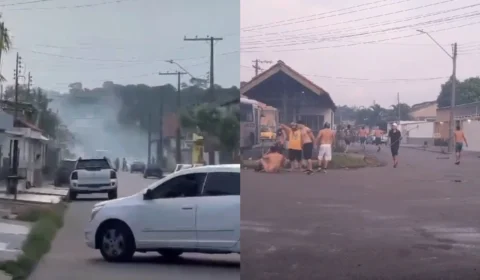 Vídeo: briga entre torcidas do Corinthians e Vasco deixa feridos e causa pânico em Manaus