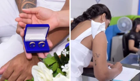 ‘Enfim, casados’: detentos se casam em cerimônia coletiva em prisão de Roraima