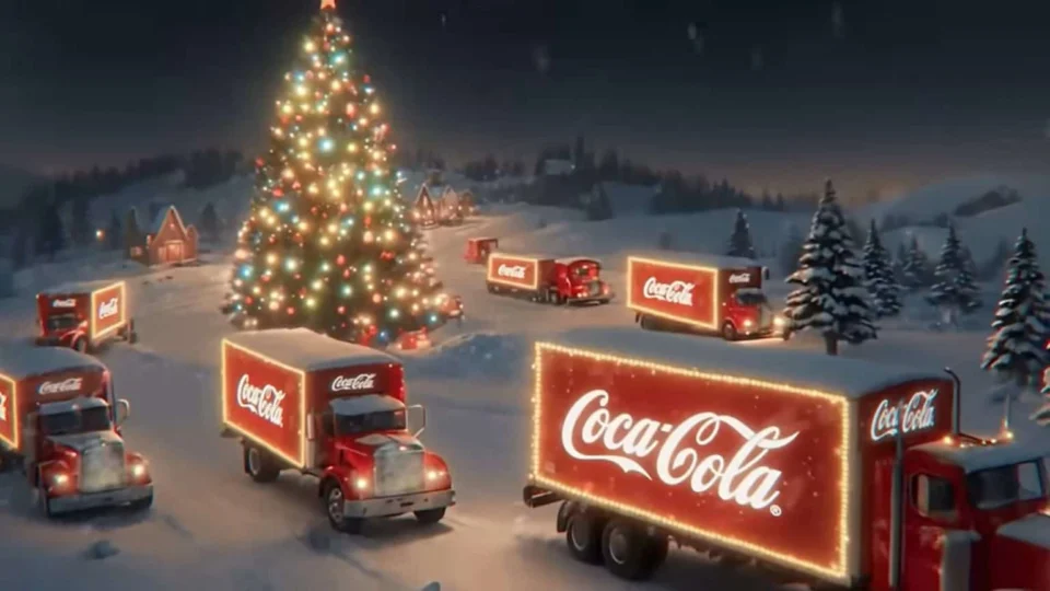 Coca-Cola usa IA para criar comerciais de Natal e vira alvo de críticas