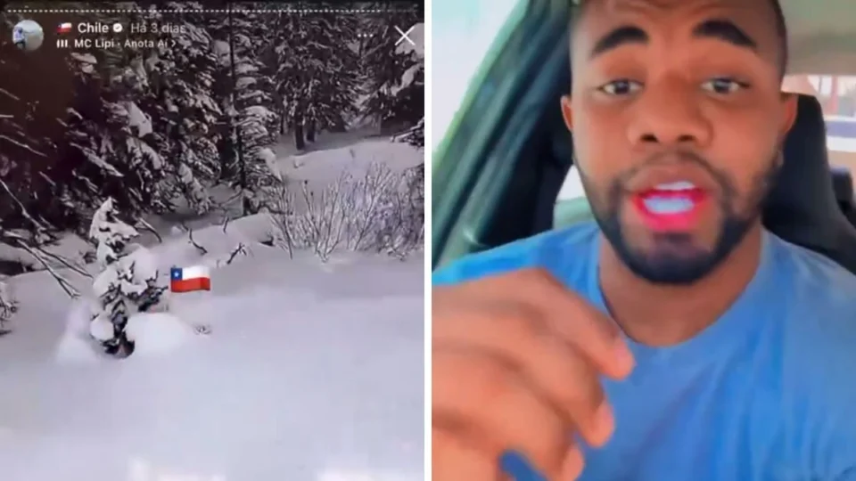 Davi Brito responde as críticas de seu vídeo ‘esquiando no Chile’