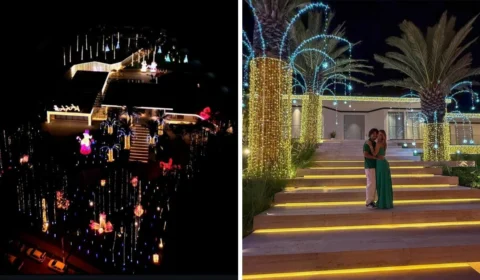 Decoração de Natal de luxo de Virgínia viraliza na web