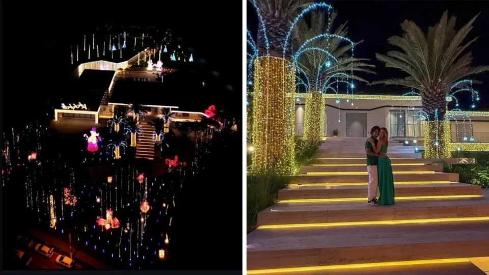 Decoração de Natal de luxo de Virgínia viraliza na web