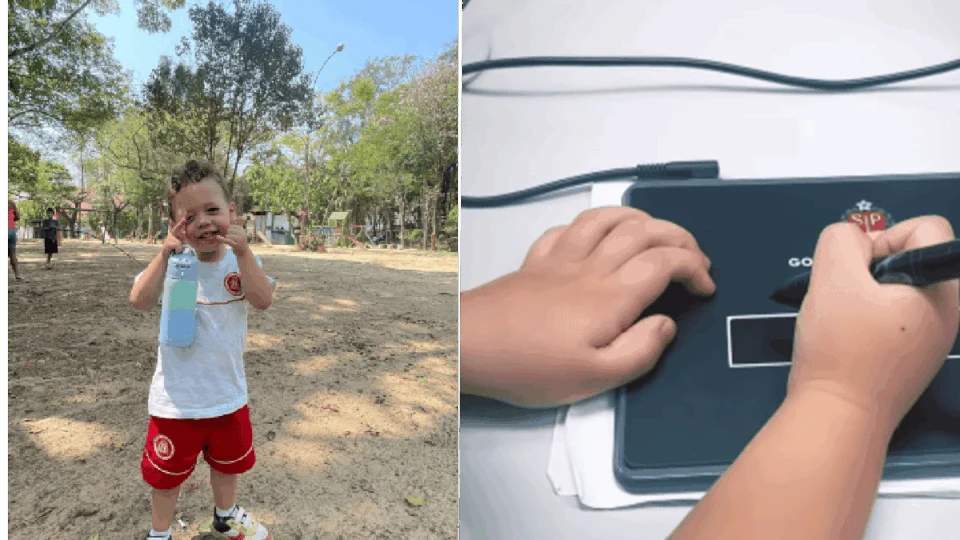 VÍDEO: Menino de 3 anos surpreende ao assinar o próprio RG e viraliza na internet