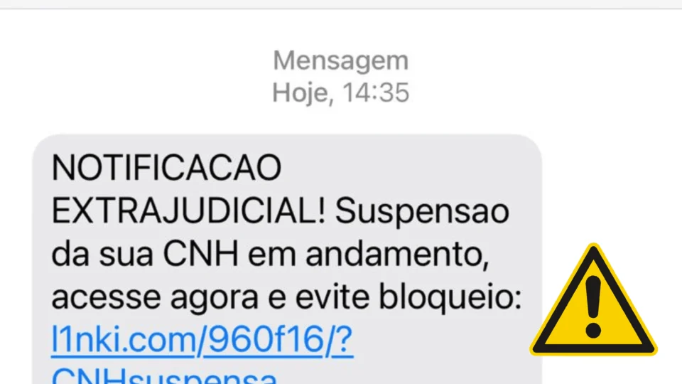 Detran Tocantins alerta sobre golpe da CNH suspensa