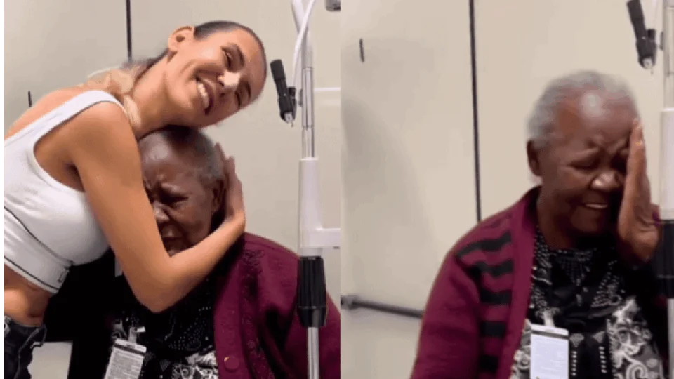 VÍDEO: idosa volta a enxergar após 10 anos e emociona internet pela gratidão