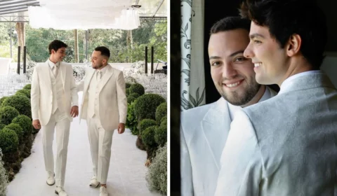 Casamento de Lucas Rangel e Lucas Bley: veja fotos da cerimônia