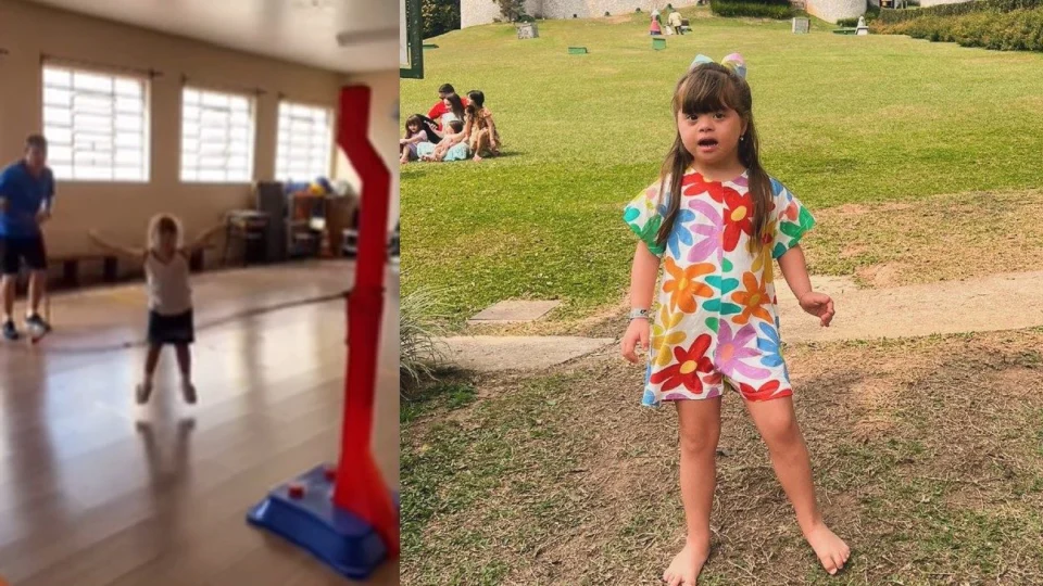 VÍDEO: Menina com síndrome de Down pula corda pela primeira vez e comemoração de colegas emociona