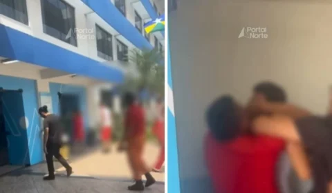 VÍDEO: militar agride estudante dentro de escola de Porto Velho