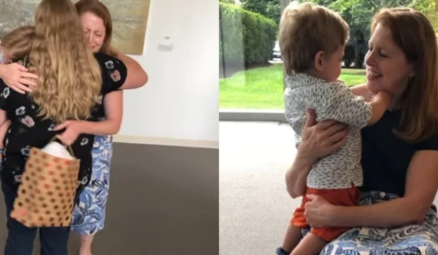 VÍDEO: mulher se emociona ao encontrar menino que salvou através da doação do fígado