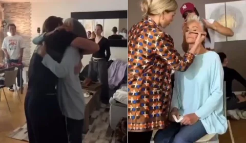 VÍDEO: neto faz ensaio fotográfico para avó (ex-modelo) relembrar um dia da profissão