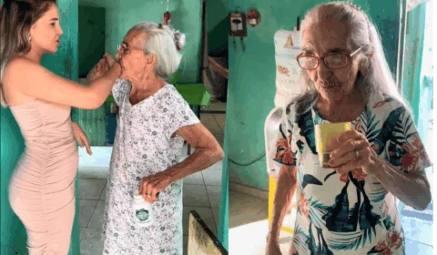 VÍDEO: netos emocionam avó ao aparecerem de surpresa na casa dela e viralizam
