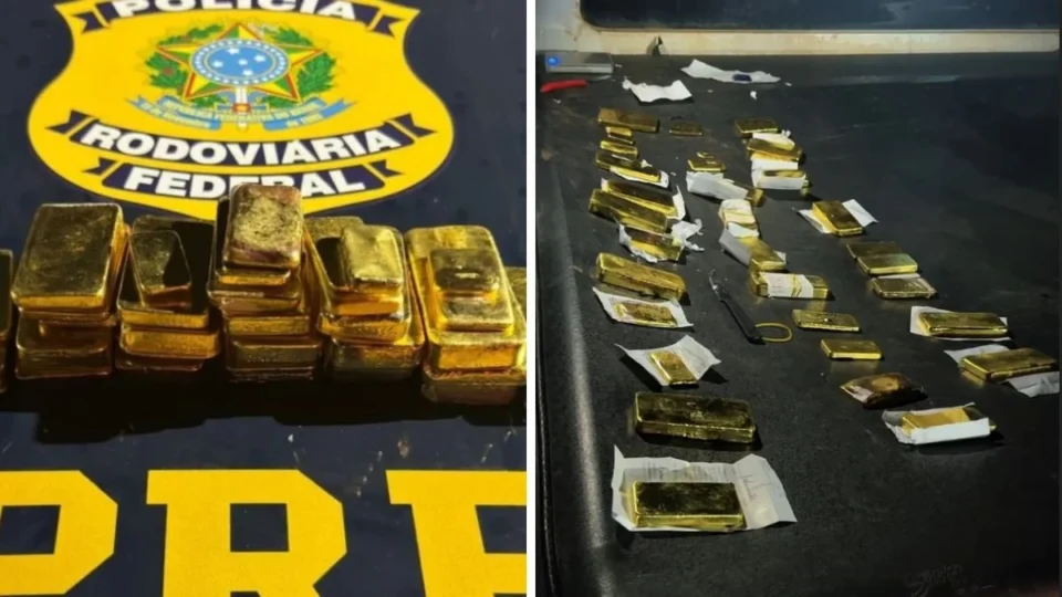 PRF apreende 21kg de ouro na BR-174, em Roraima