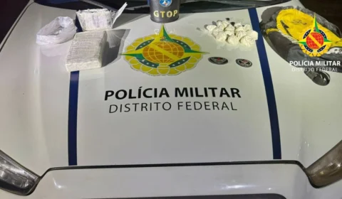 Traficante é preso com R$ 80 mil em drogas no DF