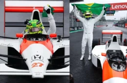 GP de São Paulo: Hamilton emociona público ao pilotar McLaren de Ayrton Senna