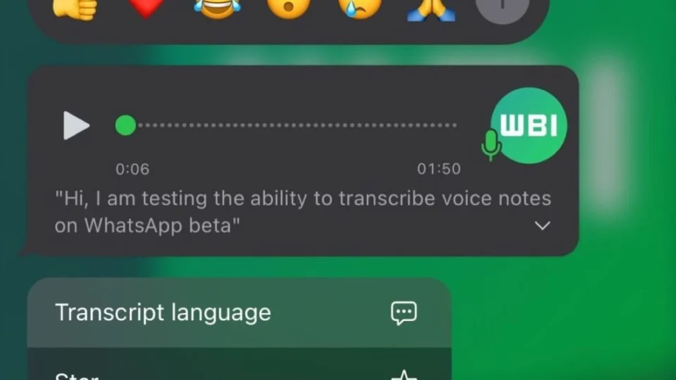 WhatsApp: veja como transcrever áudio dentro do aplicativo