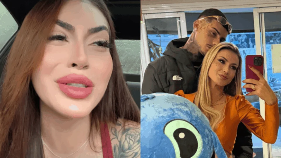 Ex de Andressa Urach descobre traição pela internet e joga aliança fora