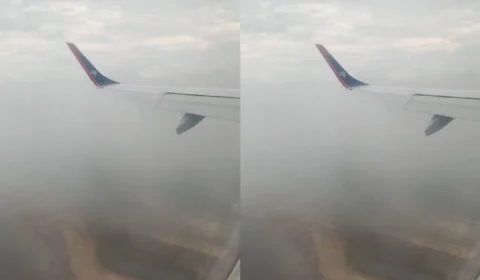 Avião da Azul com destino a Tefé volta ao aeroporto de Manaus devido à forte chuva