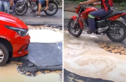 Buracos e falta de infraestrutura causam prejuízos na rua José Romão, em Manaus