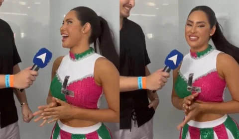 Durante gravações do ‘Eita, Lucas!’, Isabelle Nogueira se diz renovada ao voltar a Manaus; veja vídeo