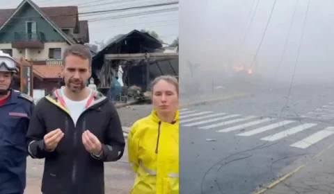 ‘Todo o estado está mobilizado’, diz Eduardo Leite sobre queda de avião em Gramado (RS)